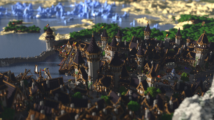 medieval city by megamasterbloc